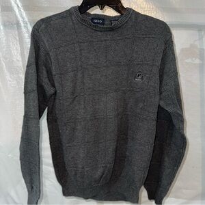 IZOD Charcoal Crewneck Men's Sweater